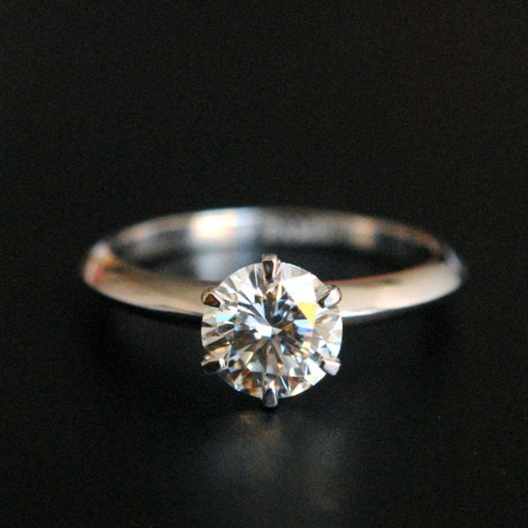 Certified 1ct. t.w. Diamond Solitaire Engagement Ring - Picture 1 of 16